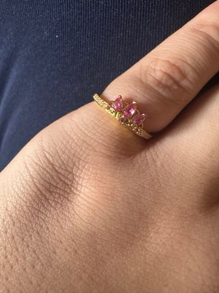 Anillo Pandora Tiara Rosa Talla 16 mm