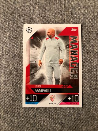 Cromo Topps Sevilla Jorge Sampaoli