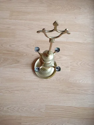 Palmatoria de aceite vintage latón