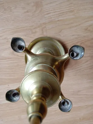 Palmatoria de aceite vintage latón