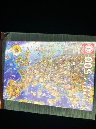 Puzzle Educa 500 piezas Mapa Europa