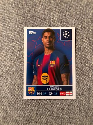 Cromo Marcus Rashford Topps Champions League