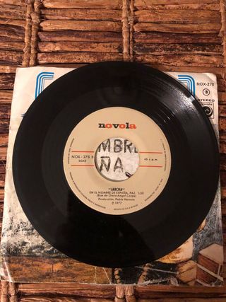 Disco Single Vinilo Jarcha ¿Por Que? NOX-278