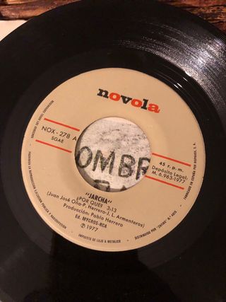 Disco Single Vinilo Jarcha ¿Por Que? NOX-278