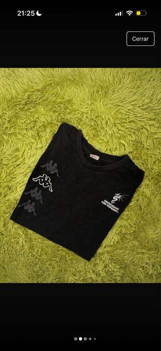 Camiseta Kappa Negra