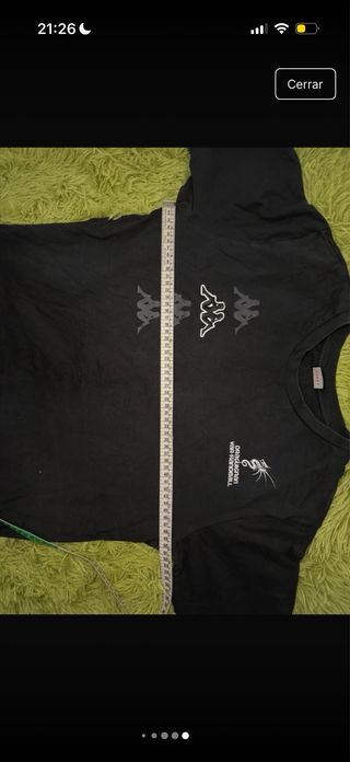 Camiseta Kappa Negra