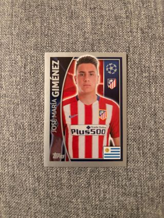 Cromo José María Giménez Topps Atlético de Madrid