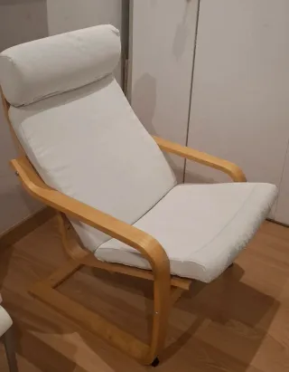 Sillón Poäng Beige Claro Ikea