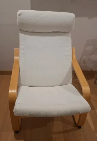 Sillón Poäng Beige Claro Ikea