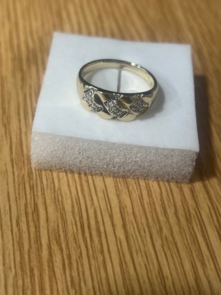 Anillo laminado 14k Talla 8