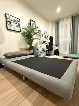 Nio - Sillón cama de 1 plaza gris antracita