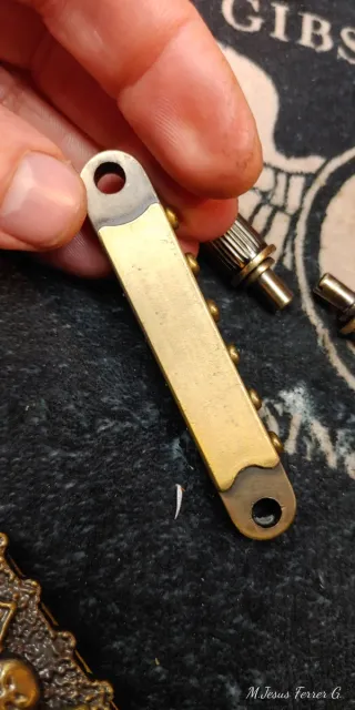 Puente y cordal Les Paul dorado