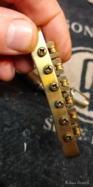 Puente y cordal Les Paul dorado