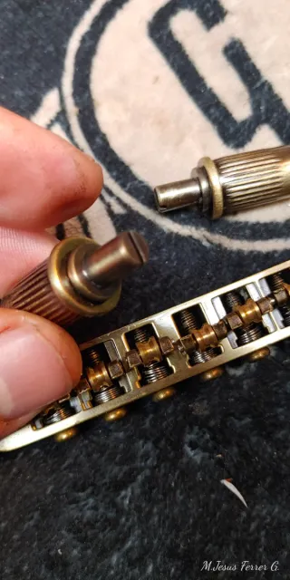 Puente y cordal Les Paul dorado