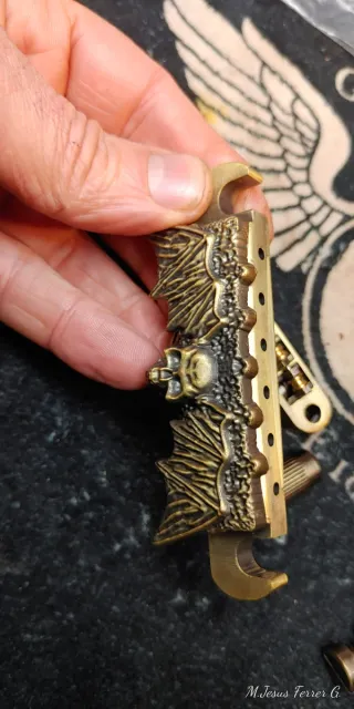 Puente y cordal Les Paul dorado