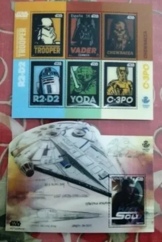 Sellos Star Wars Royal Mail y Correos
