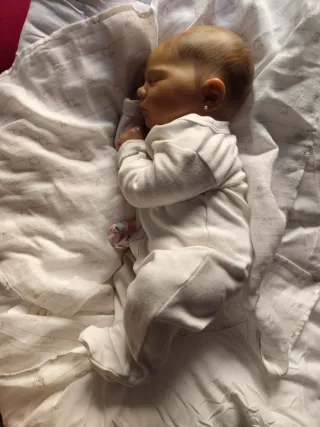 Muñeca Reborn Bebé Durmiendo