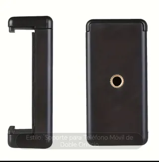 Soporte teléfono móvil para trípodes 2 orificios