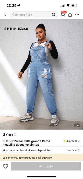 Peto vaquero desgarrado