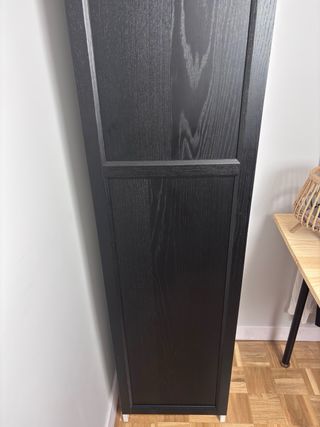 Puerta IKEA Oxberg negra para Billy 40x192 cm