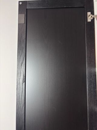 Puerta IKEA Oxberg negra para Billy 40x192 cm