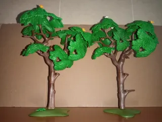 Playmobil-Lote Árboles Bosque Medieval Belén.