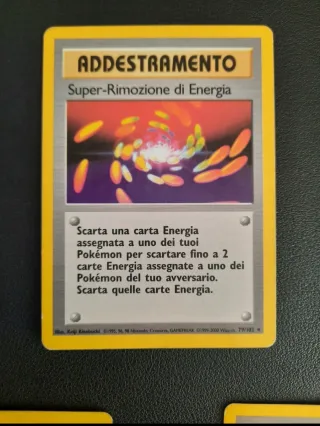 Set 3 Trainer Rari Carte Pokemon Set Base Ita