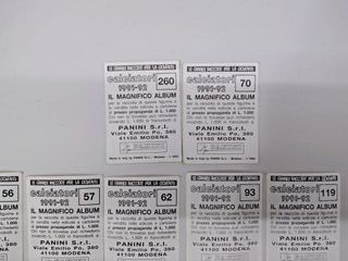 Lotto 44 Calciatori Panini 1991-92