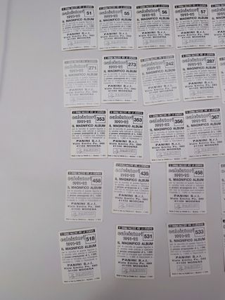 Lotto 44 Calciatori Panini 1991-92