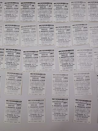 Lotto 44 Calciatori Panini 1991-92