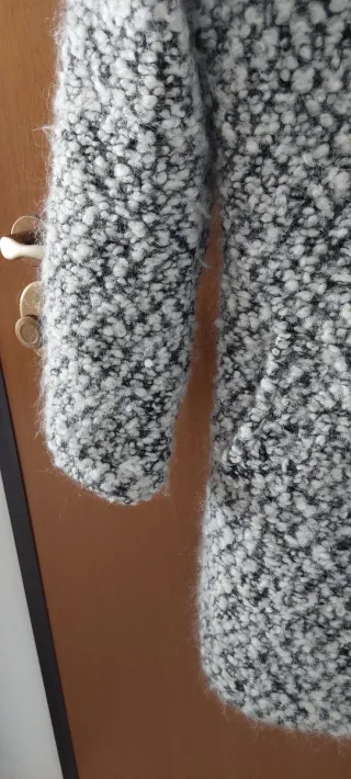 Cappottino lana con collo pelo