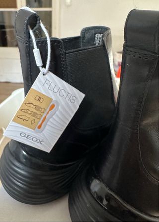 Botines Geox negros mujer