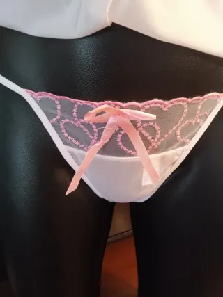 Conjunto Lencería Transparente Corazones