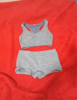 Conjunto deportivo mujer azul