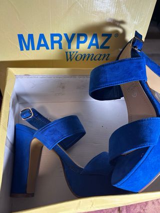 Tacones MARYPAZ Azul