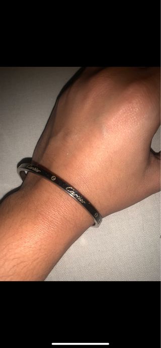 Pulsera Cartier Plateada (limitación) Negociable