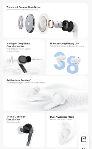 Honor Choice Earbuds S8 - Selados