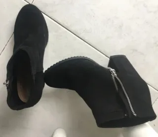 Botines Negros Tacón Bershka Talla 36