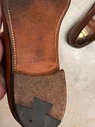 Alden Zapatos mocasin borla tassel loafer 9US 43