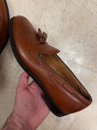 Alden Zapatos mocasin borla tassel loafer 9US 43