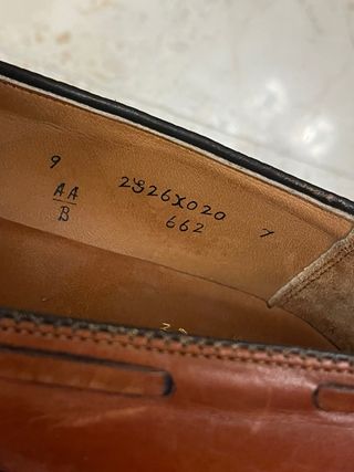 Alden Zapatos mocasin borla tassel loafer 9US 43