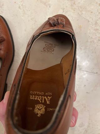 Alden Zapatos mocasin borla tassel loafer 9US 43