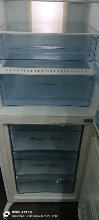 Nevera Combi Haier Blanca No Frost energía A+