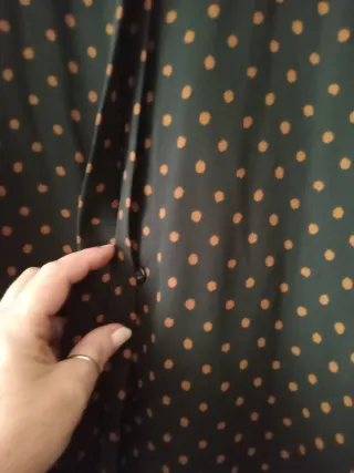 Camicia donna pois marrone