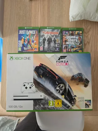 Consola Xbox One S 500GB + 3 Juegos