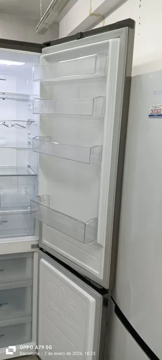 Nevera Combi LG Acero Inoxidable No Frost A+