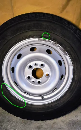 Ruedas Autocaravana Camper 15"  ET68 5X118