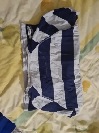 Sudadera de rayas azul y blanca Talla 14