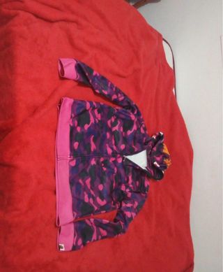 Chaqueta BAPE Tiburón Camuflaje Mujer