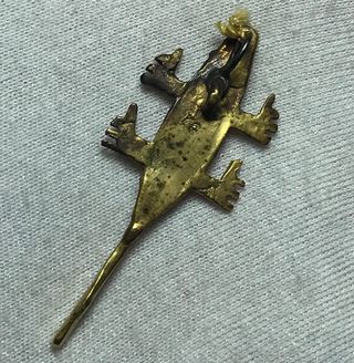 Colgante Lagarto Oro Tumbaga + Regalo